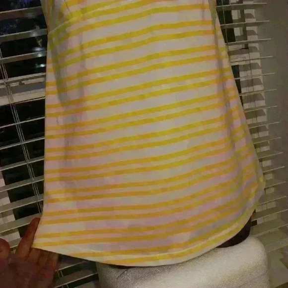 Lou Lou Lemon White Yellow Work Out Top - Picture 4 of 15